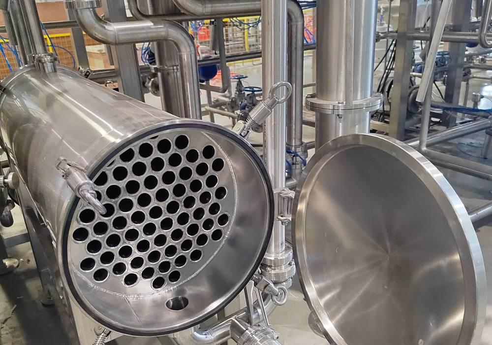<b>What is the function of tubular heat exchanger in a brewery?</b>
